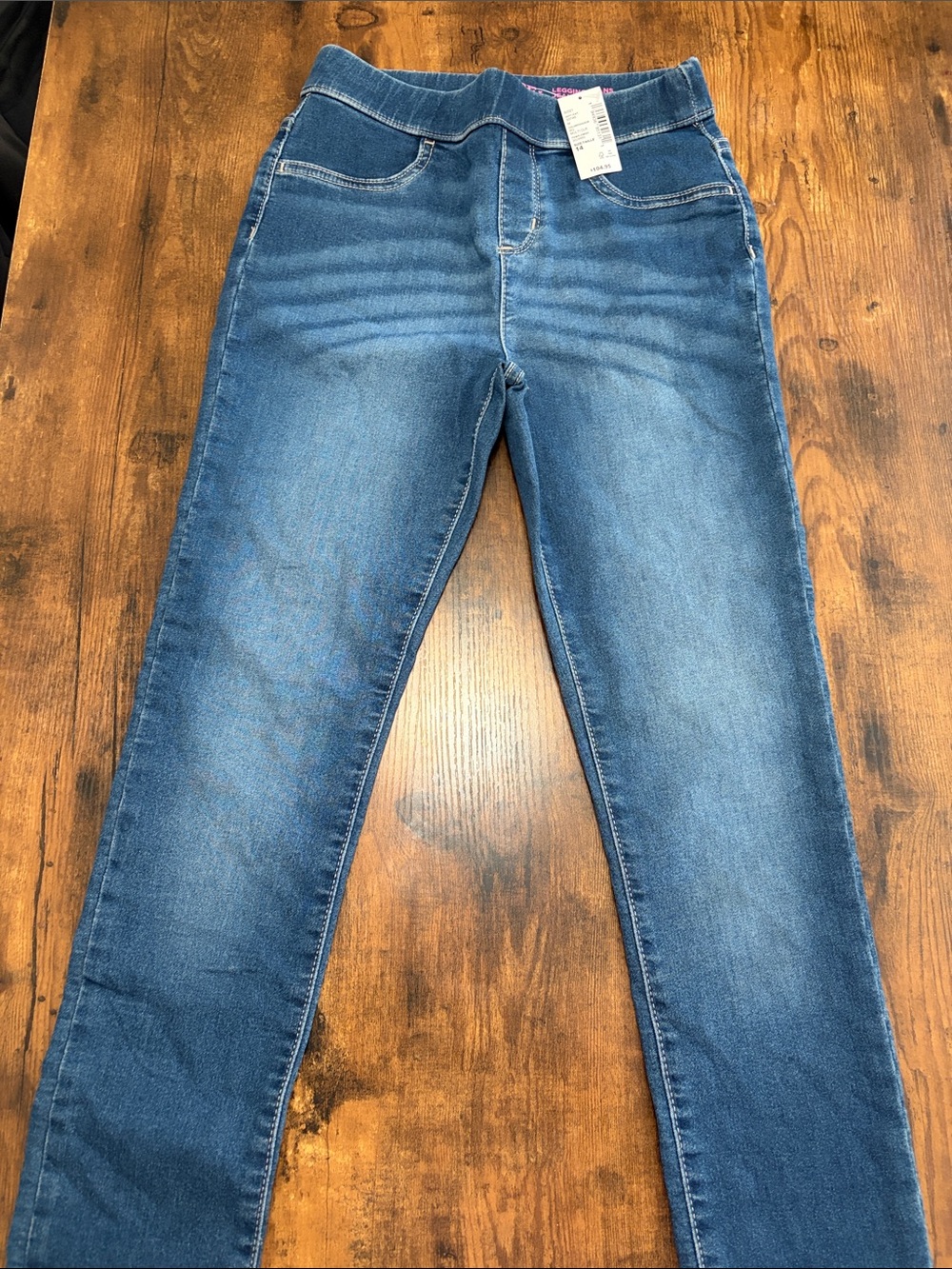 Place kid's Blue Stretch Jeggings - Slim Fit